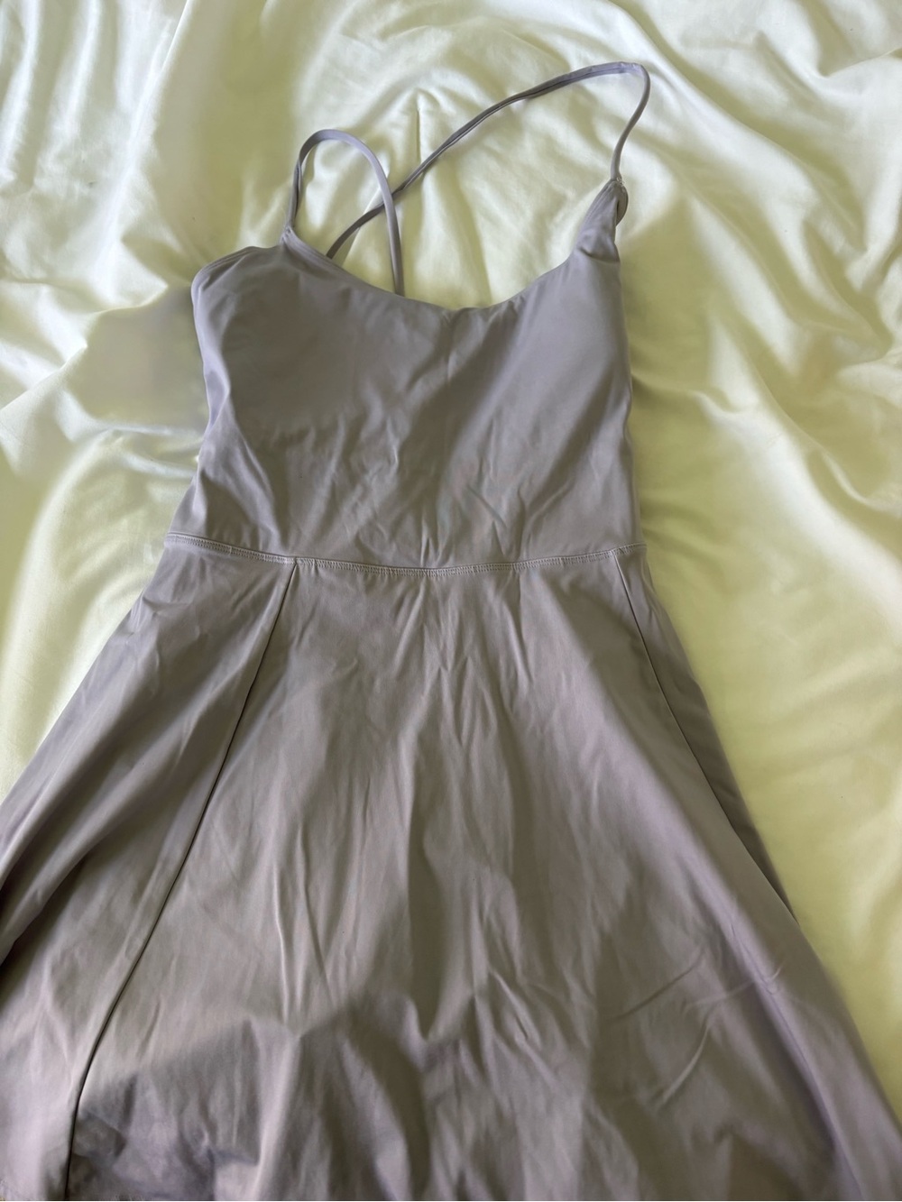 Gilly Hicks Lavender Strapless Fit & Flare Dress